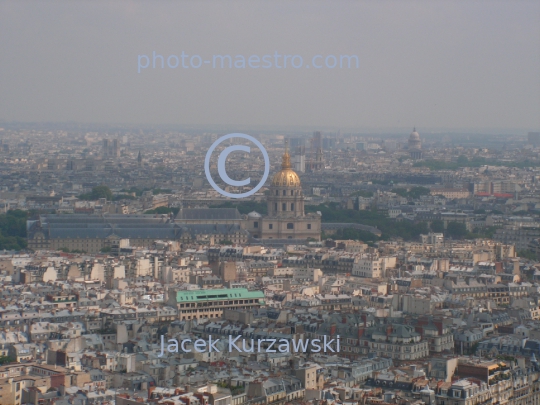 France-Paris-capital city of France-architecture-panoramical view-Invalides