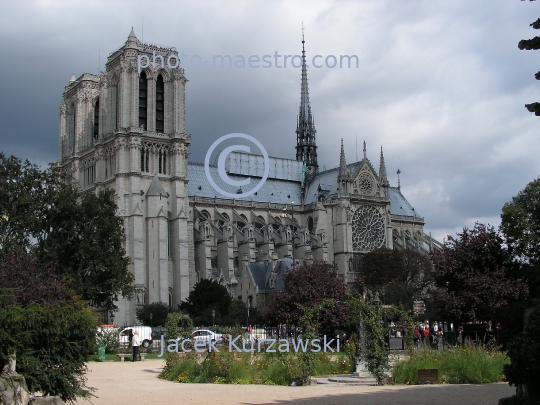 France-Paris-Cathedral Notre Dame