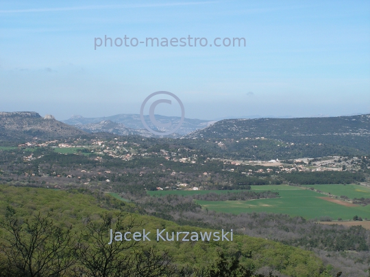 France-Provence-Saint Marie de la Baume-panoramical view