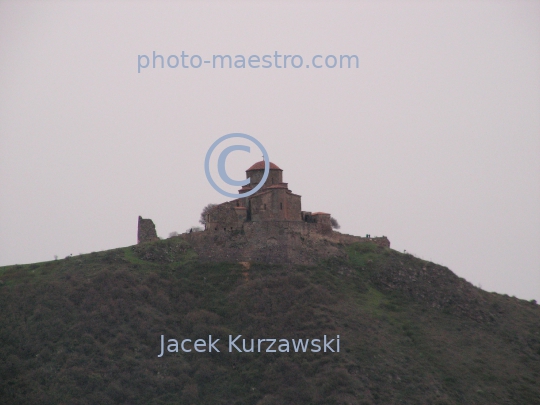 Georgia,Mccheta,Mccheta-Mtianetia Region,architecture,monouments,buildings,panoramical view,panoramical image,details,Jvari Monastery