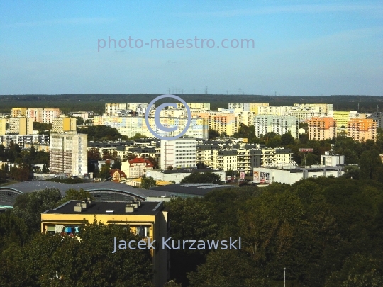 Poland,Bydgoszcz,Kuyavian-Pomeranian Voivodeship,architecture,Bartodzieje district,aerial view