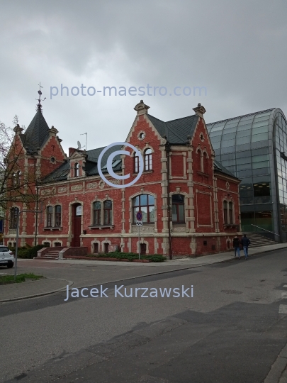 Poland,Bydgoszcz,Kuyavian-Pomeranian Voivodeship,architecture,city center,Old Town,Lloyds Palace,neoghotic architecture