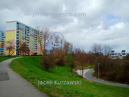 Poland,Bydgoszcz,Kuyavian-Pomeranian Voivodeship,architecture,roads,Wyzyny district