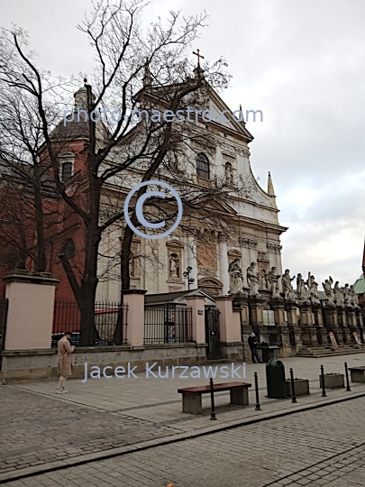 Poland,Cracow,Lesser Poland Voivodeship,architecture,monouments,history,Old Town,ambience,winter,St Peter and Pauls Church,Baroque