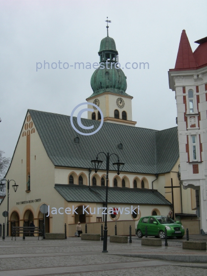 Poland,Czluchow,Pomeranian Voivodeship,architecture,history,Teutonic Knights,city center