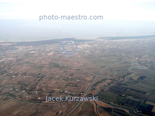Poland,Gdansk,Pomeranian Voivodeship,landscape,panoramical view,aerial view,aerial image,area of Tricity