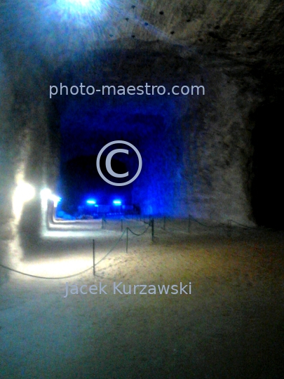 Poland,Klodawa,Greater Poland Voivodeship,salt,mine,ilumination,route,decoration,chamber.technical equipement