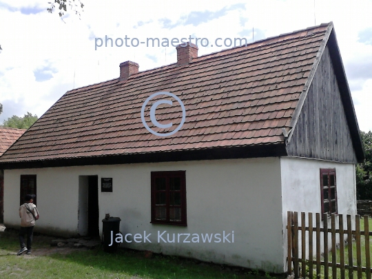 Poland,Osiek,Greater Poland Voivodeship,architecture,wooden buildings,museum,panoramical view,etnography
