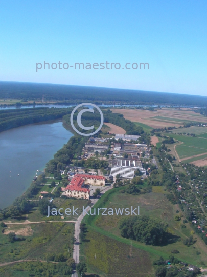 Poland,Torun,Kuyavian-Pomeranian Voivodeship,architecture,Old Town,Bydgoskie district,Vistula,Port Drzewny,aerial image