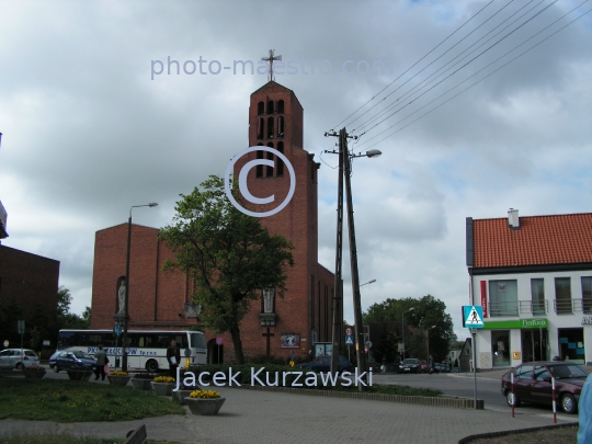Poland,Tuchola,Kuyavian-Pomeranian Voivodeship,architecture,history,city center,monuments
