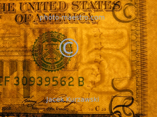 USA,usd,note,5usd,strip,security,watermark